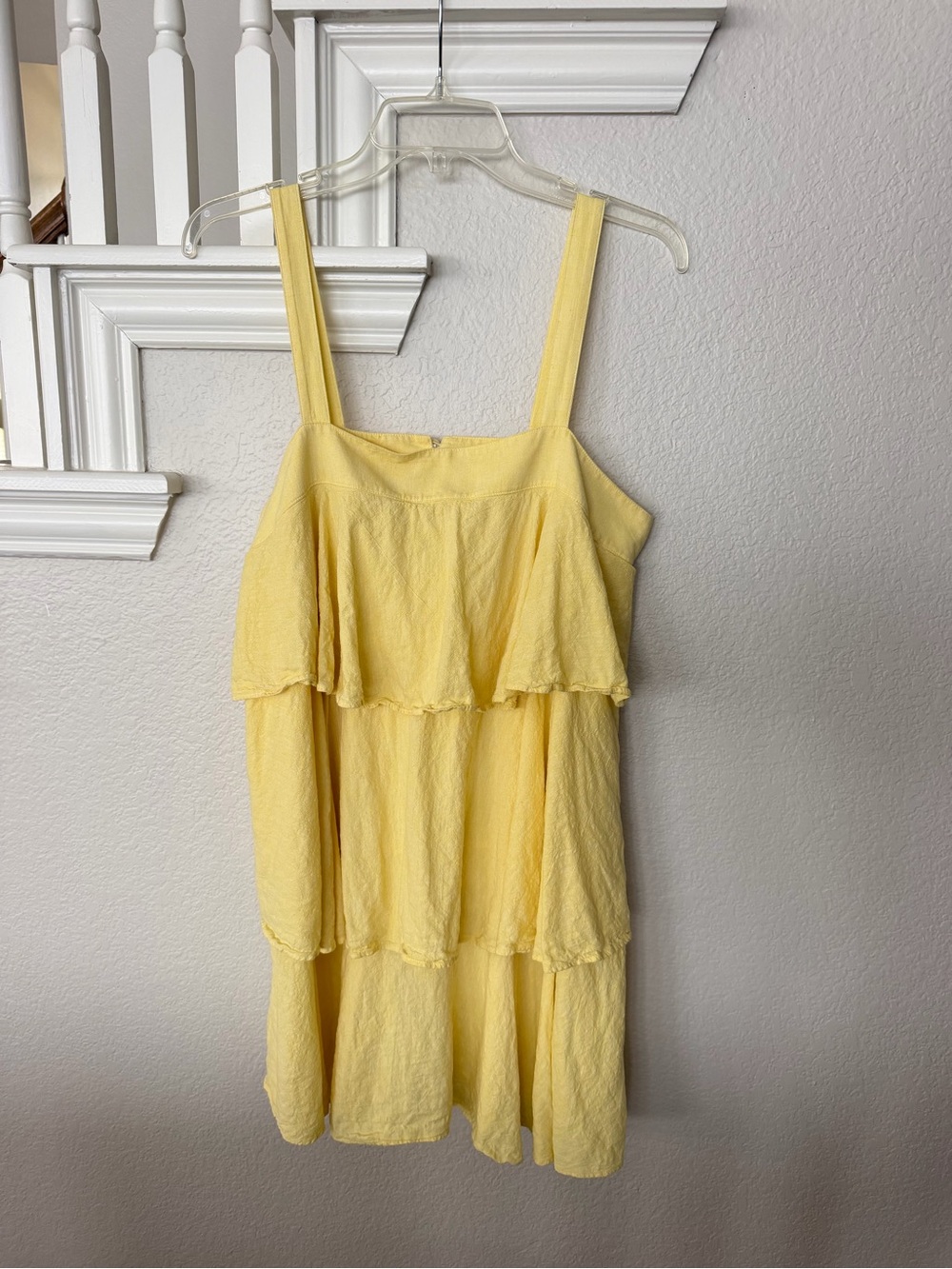 Yellow Tiered Sun Dress